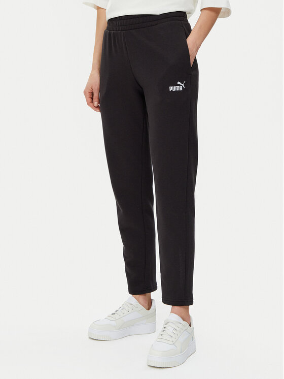 Puma Teplákové nohavice Ess Small No. 1 Logo 682454 Čierna Regular Fit
