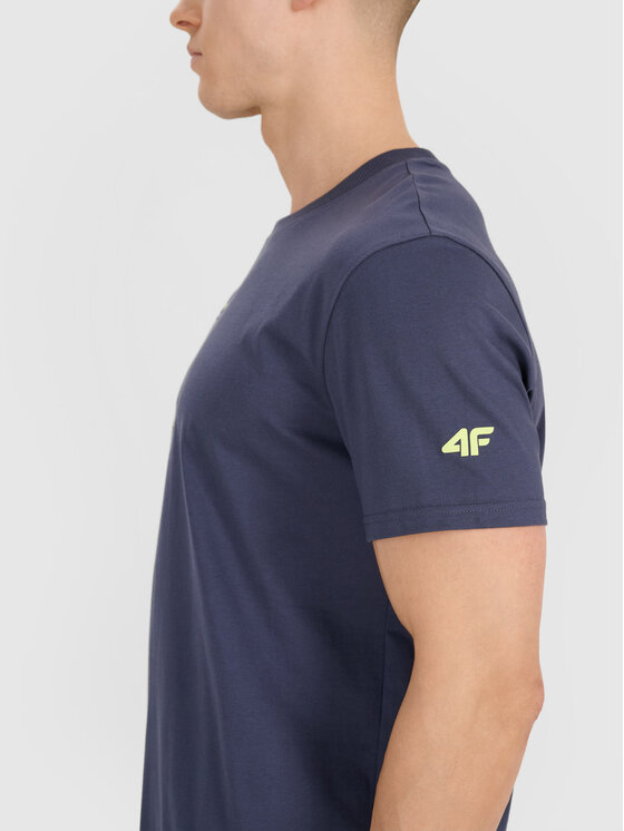 4F 4F T-Shirt MIDSHOP TEXTILE Szary ciemny Regular Fit