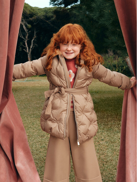 Abel & Lula Abel & Lula Giubbotto invernale 5848 Beige Regular Fit