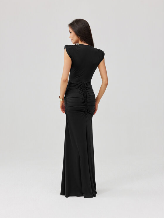 Roco Fashion Roco Fashion Abito da sera Noelia Nero Slim Fit