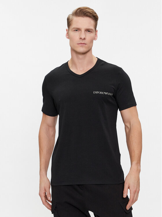Emporio Armani Underwear Emporio Armani Underwear 2-dílná sada T-shirts 111849 4R717 07320 Černá Regular Fit