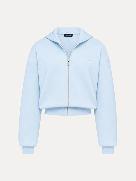 La Mania La Mania Mikina CEDRIC Světle modrá Basic Fit