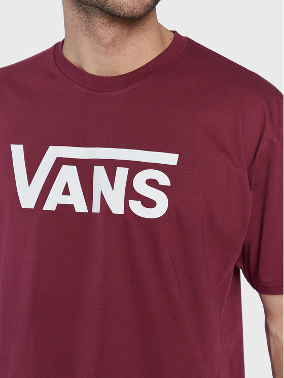 Vans Vans T-Shirt Classic VN000GGG Bordowy Classic Fit