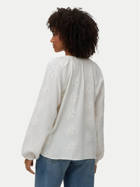 Vero Moda Vero Moda Bluzka Natali 10342739 Biały Regular Fit