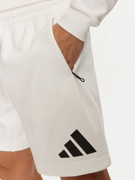 adidas adidas Športové kraťasy Z.N.E. JJ4893 Biela Regular Fit