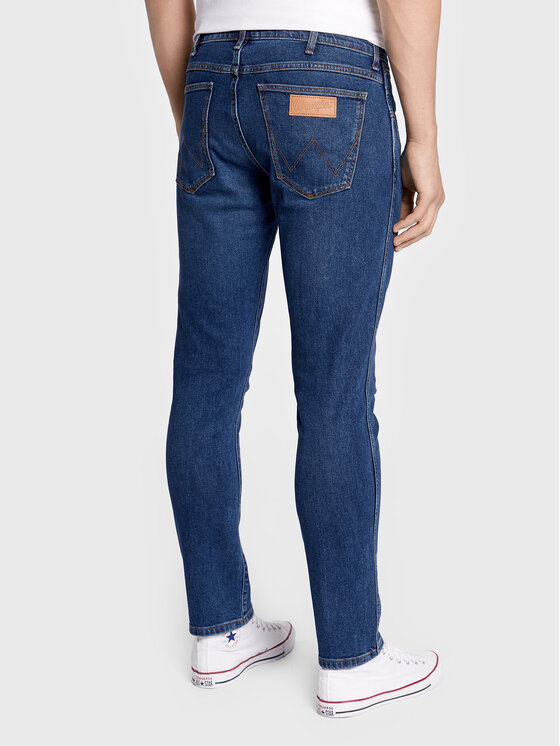 Wrangler Wrangler Džinsi Larston 812 W18S8423M 112321661 Zils Slim Fit
