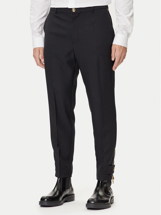 Versace Jeans Couture Spodnie materiałowe 79GAA128 N0136 Czarny Slim Fit