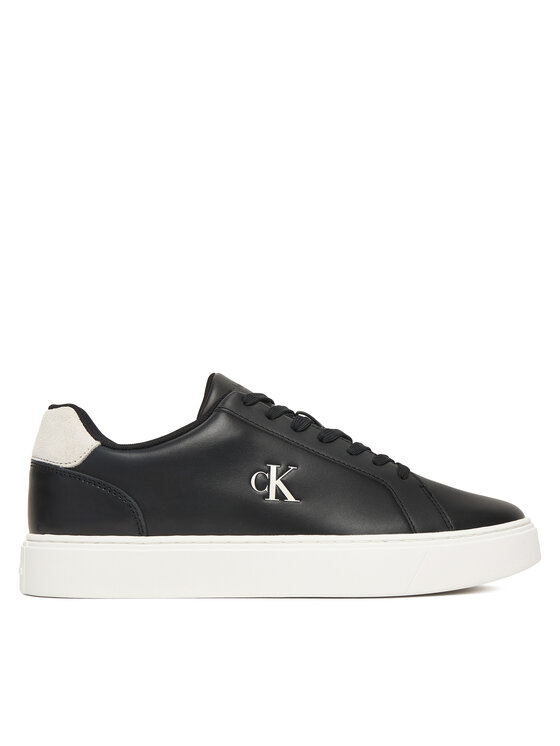 Calvin Klein Calvin Klein Sneakersy Classic Cupsole Laceup Lth YM0YM01435 Czarny