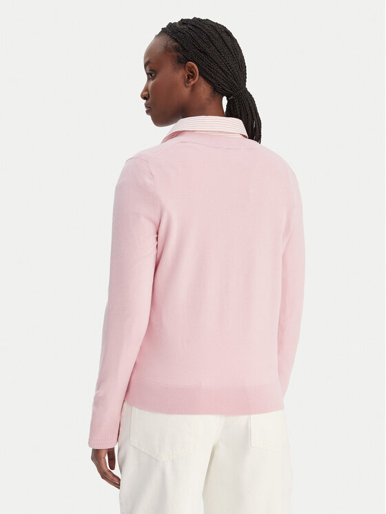 Tommy Hilfiger Tommy Hilfiger Pullover WW0WW40098 Rosa Regular Fit