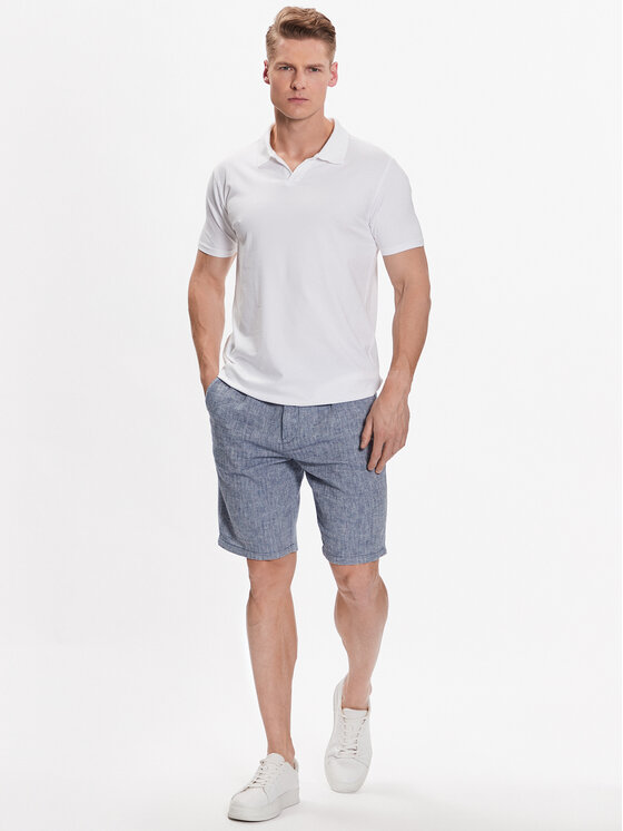 Lindbergh Lindbergh Polo marškinėliai 30-404036 Balta Slim Fit