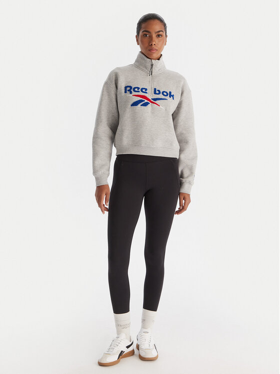 Reebok Reebok Džemperis ar kapuci Jazz RK25170CCW Pelēks Regular Fit
