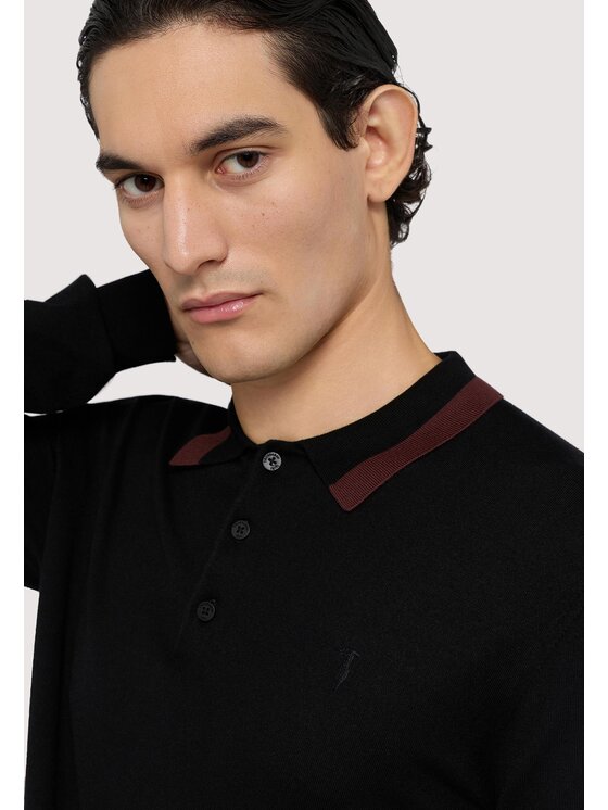 Trussardi Trussardi Cardigan M0198000021N033 Nero Regular Fit