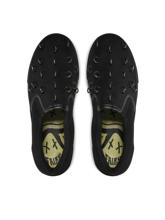 Jenny Fairy Jenny Fairy Sneakers aus Stoff WS5699-05 Schwarz