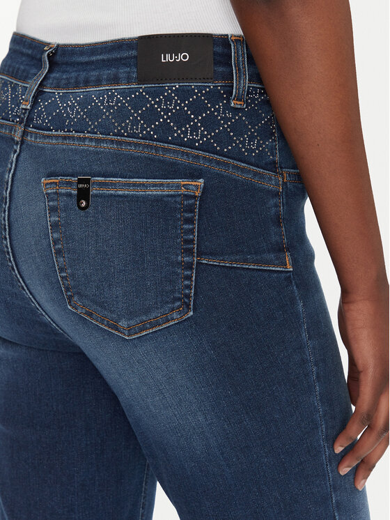 Liu Jo Liu Jo Jeans hlače UF3013 D4615 Mornarsko modra Perfect Fit