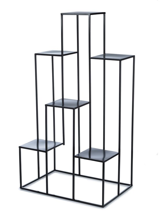 MIAhome MIAhome Kwietnik ekspozytor metalowy 110 cm Czarny