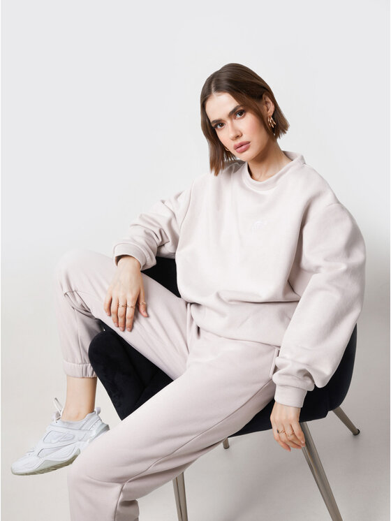 White Rvbbit White Rvbbit Spodnie dresowe premium Beżowy Regular Fit
