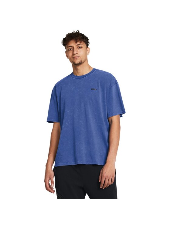 Under Armour Under Armour T-Shirt Heavyweight Oversized Niebieski Loose Fit