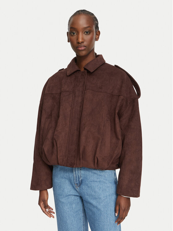 Beverly Hills Polo Club Beverly Hills Polo Club Яке от имитация на кожа 62KUDPU1300 Кафяв Regular Fit