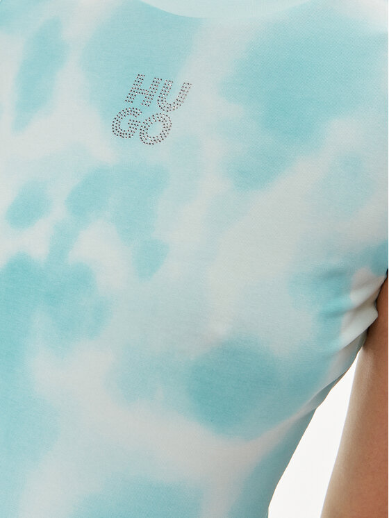 HUGO Hugo Sukienka codzienna Nabilla 50514079 Niebieski Slim Fit