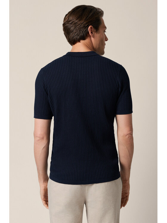 Lancerto Lancerto Polo Domenico PO073126000007 Granatowy Regular Fit