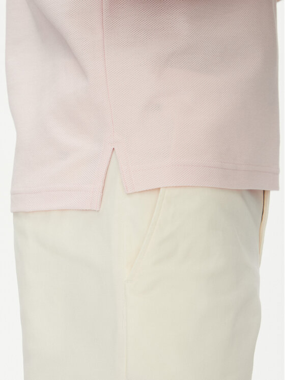 Tommy Hilfiger Tommy Hilfiger Тениска с яка и копчета MW0MW33167 Розов Regular Fit