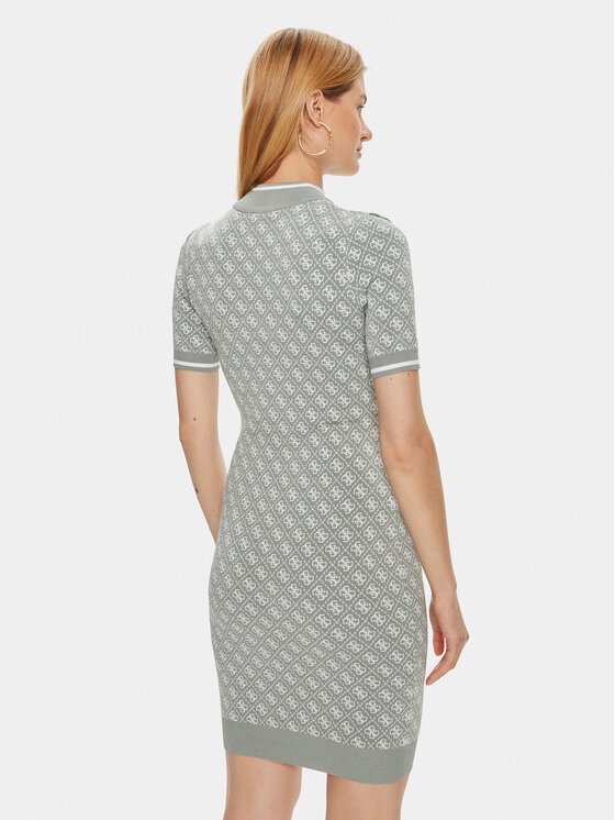 Guess Guess Strickkleid Ss Lise W3YK39 Z37K0 Grün Bodycon Fit