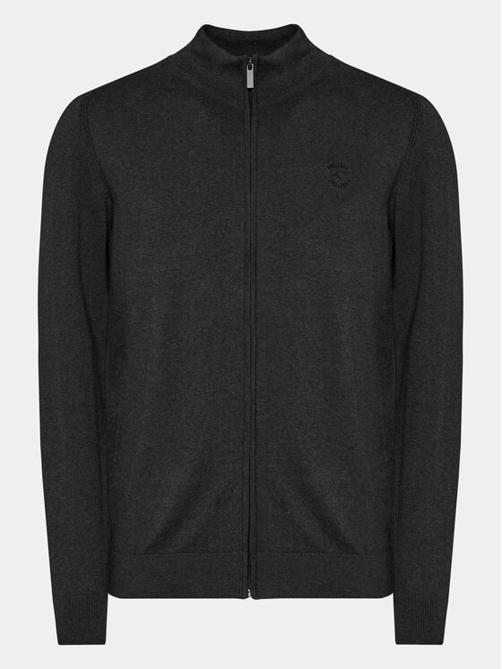 INDICODE INDICODE Кардиган Tos 35-700 Сив Regular Fit