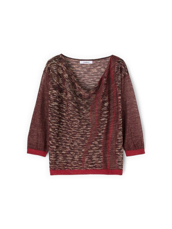 Motivi Motivi Maglione M320W004037N0S6 Rosso Over Fit