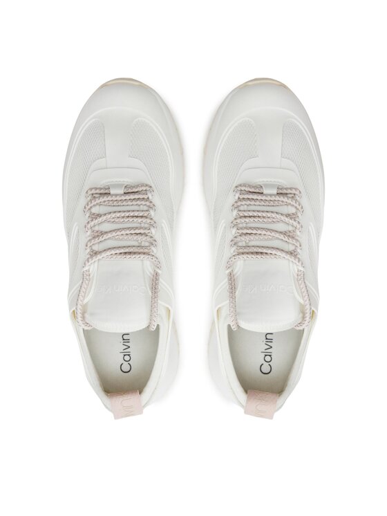 Calvin Klein Calvin Klein Tenisice Runner Lace Up Caging HW0HW01900 Bijela