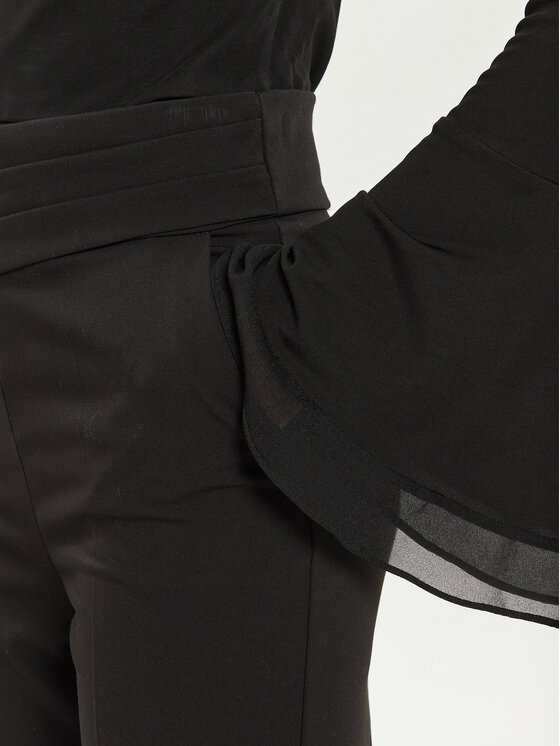 Rinascimento Rinascimento Παντελόνι υφασμάτινο CFC0119756003 Μαύρο Slim Fit
