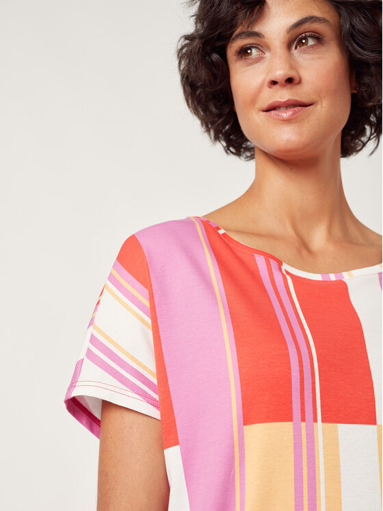 Huber Huber Nočná košeľa 010140 Červená Comfortable Fit