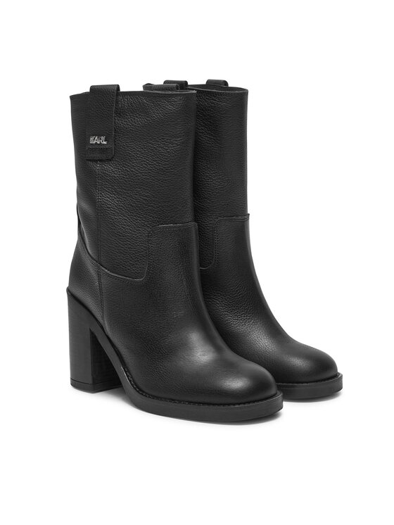 KARL LAGERFELD KARL LAGERFELD Botki KL41874 Czarny