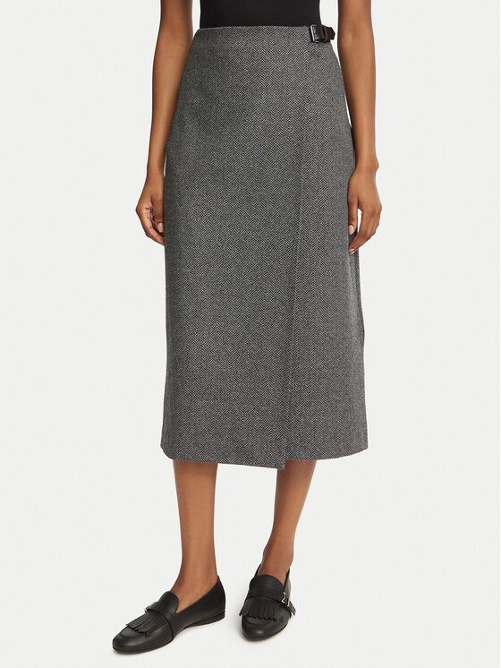 Weekend Max Mara Weekend Max Mara Cпідниця-міні Petali 2625776012 Сірий Regular Fit