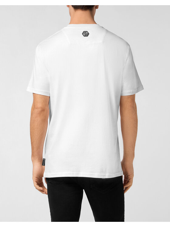 PHILIPP PLEIN PHILIPP PLEIN T-Shirt 27073 Biały Regular Fit
