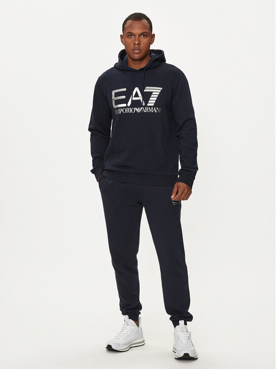 EA7 Emporio Armani EA7 Emporio Armani Felpa 6DPM16 PJSHZ 1562 Blu scuro Regular Fit