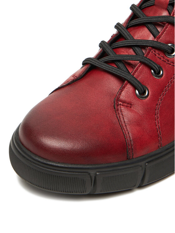 Remonte Remonte Schnürschuhe D1T76-35 Dunkelrot