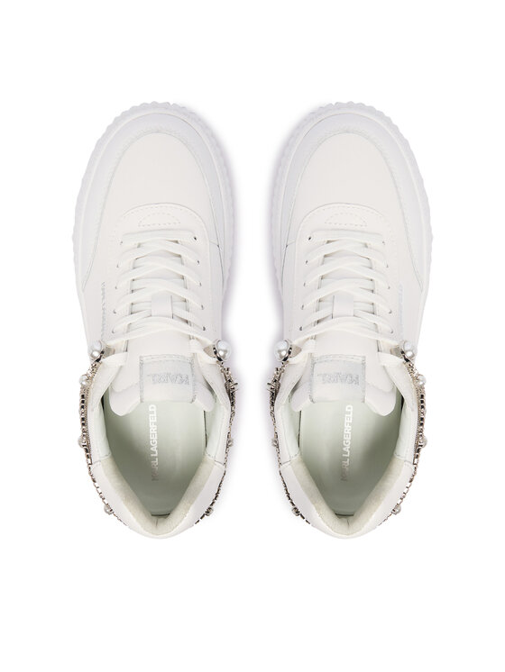 KARL LAGERFELD KARL LAGERFELD Sneakersy Kreeper KL42320P Bílá