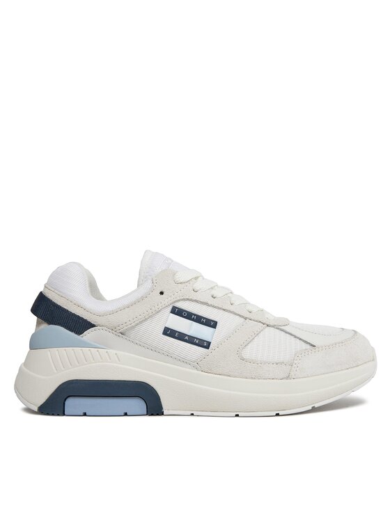 Tommy Jeans Snīkeri Tjw Runner Combined EN0EN02512 Écru