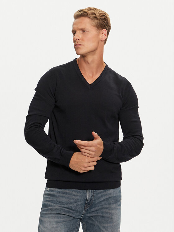 Hugo Sveter San Vredo-M 50474172 Tmavomodrá Slim Fit