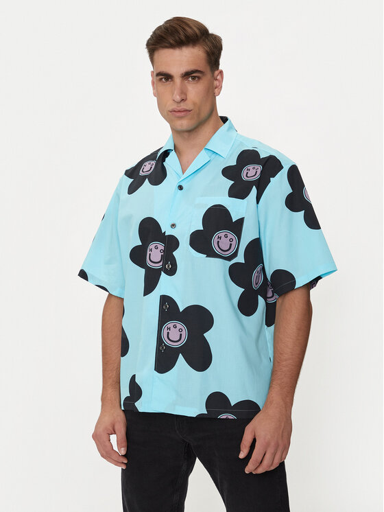 HUGO Hugo Marškiniai Eligino 50513855 Mėlyna Oversize