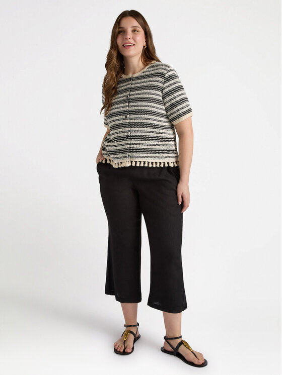 Fiorella Rubino Fiorella Rubino Koszula 5057T001290N0Z3 Czarny Boxy Fit