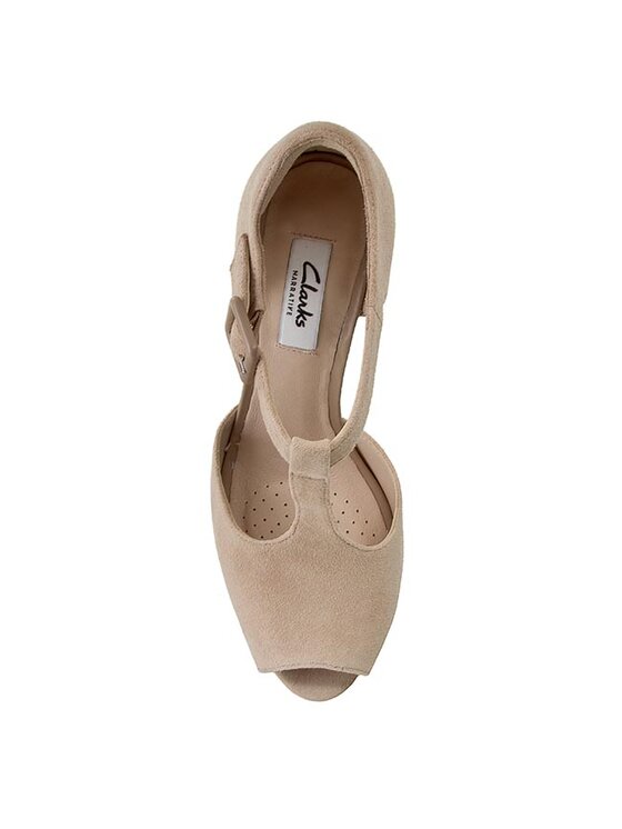Clarks Scarpe basse Kendra Flower 261145814 Beige Modivo