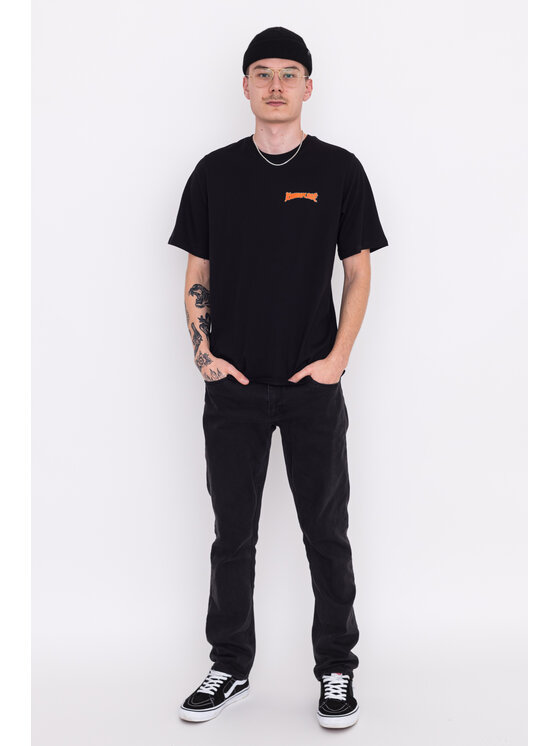 Kamuflage Kamuflage T-Shirt Wet Treasure Czarny Relaxed Fit
