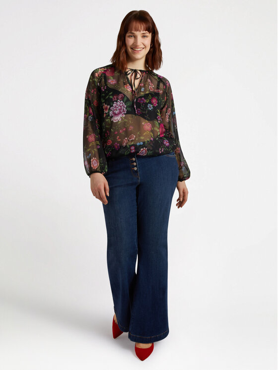 Fiorella Rubino Fiorella Rubino Blusa 2818T002332N0Z3 Nero A-Line Fit