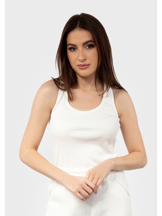 DKaren Sport DKaren Sport Top DK-K-P3 Écru Classic Fit