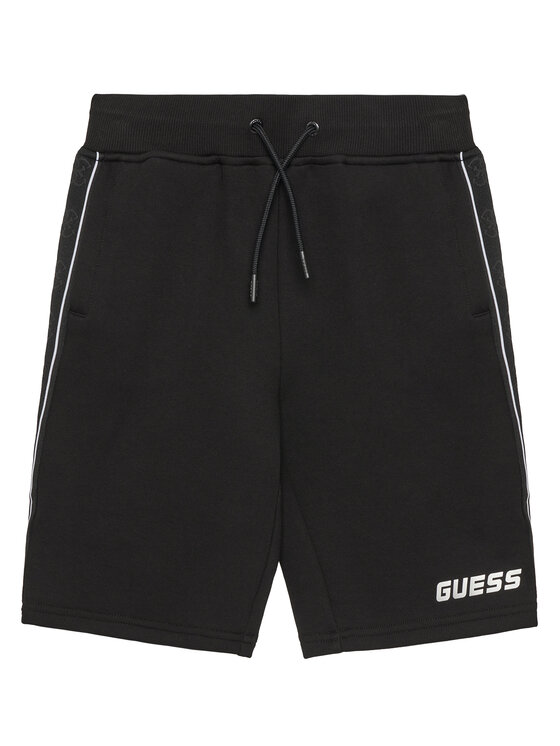 Guess Pantaloncini sportivi L5GD19 KB3P2 Nero Relaxed Fit, taglia : 12Y