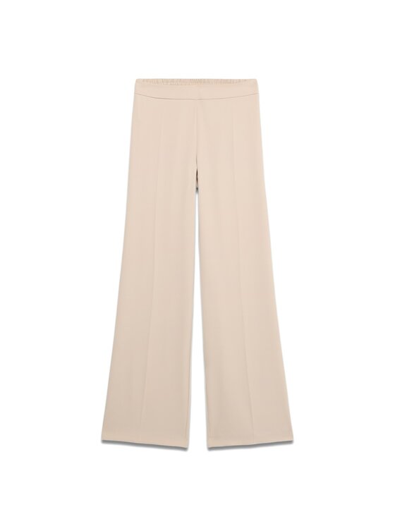 Oltre Oltre Spodnie materiałowe P247J102278N002 Écru Regular Fit