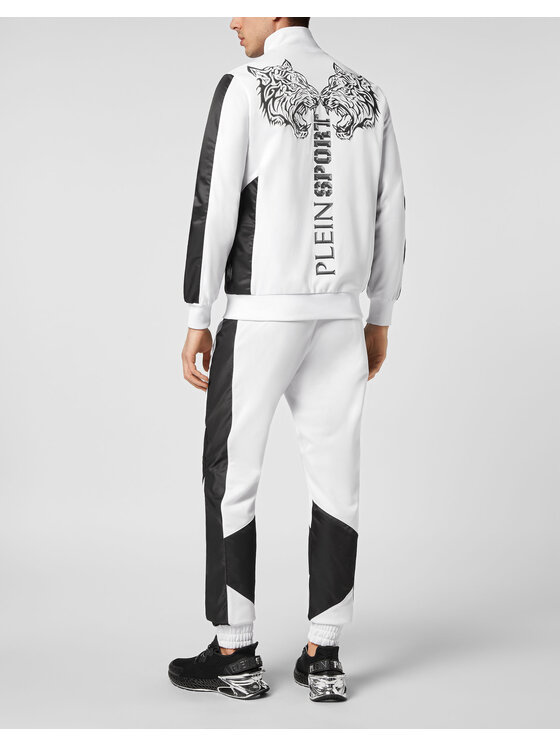 Plein Sport Plein Sport Sada top a kalhoty 1689 Bílá Regular Fit