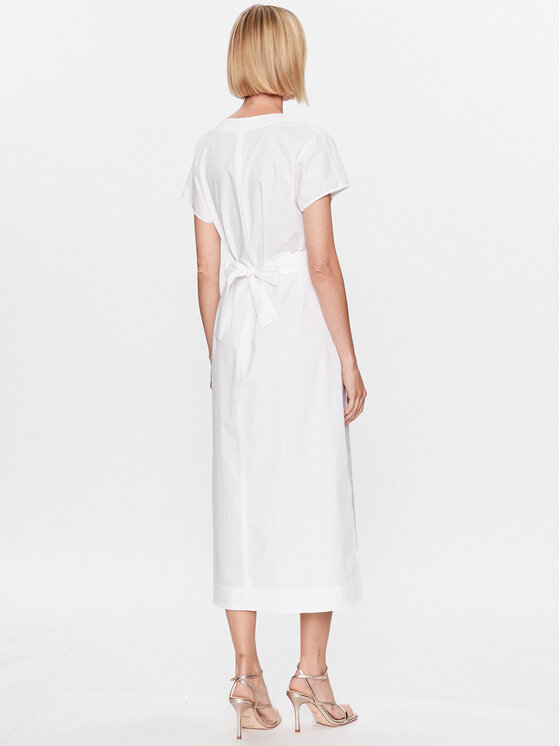 Peserico Peserico Kleid für den Alltag S02893A Weiß Regular Fit