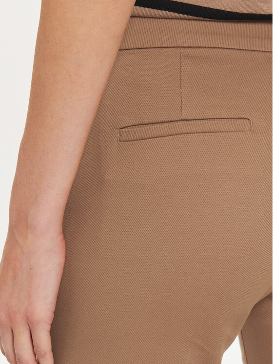 Sisley Sisley Παντελόνι υφασμάτινο 45G2LE02X Καφέ Slim Fit